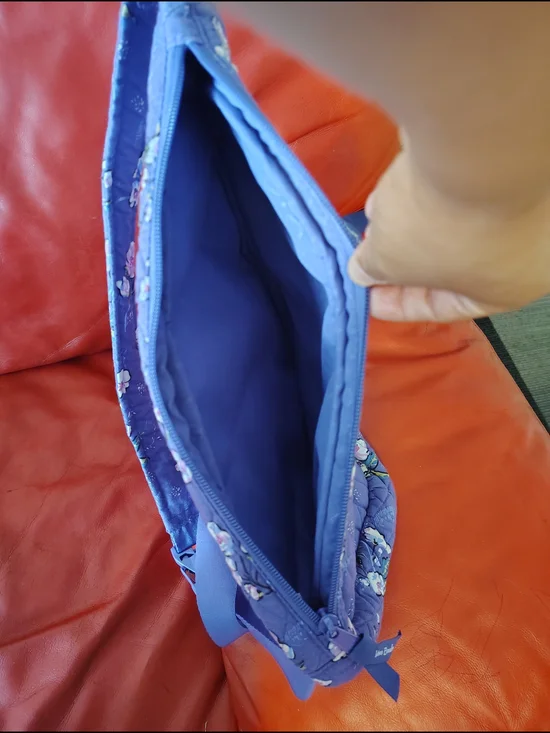 Vera Bradley Purple Quilted Floral Crossbody Sling Bag - Picture 5 of 5